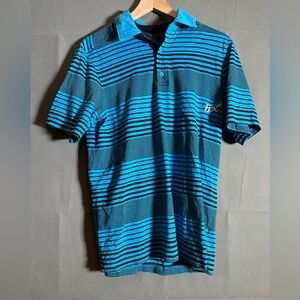 Fox racing polo size medium geometric y2k motocross